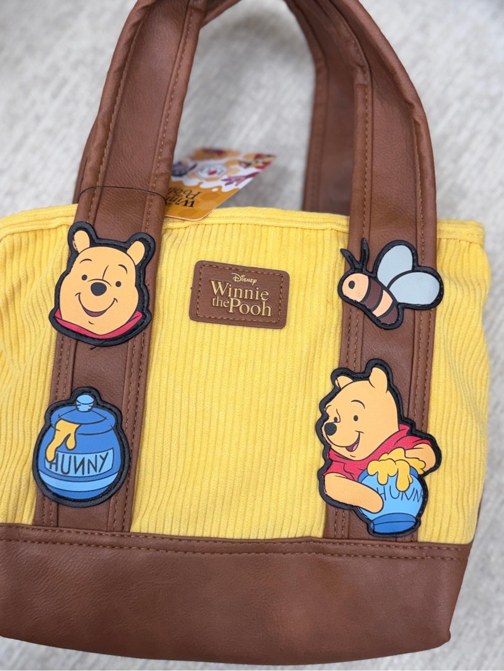 Disney Kids Yellow & Brown Tote Bag